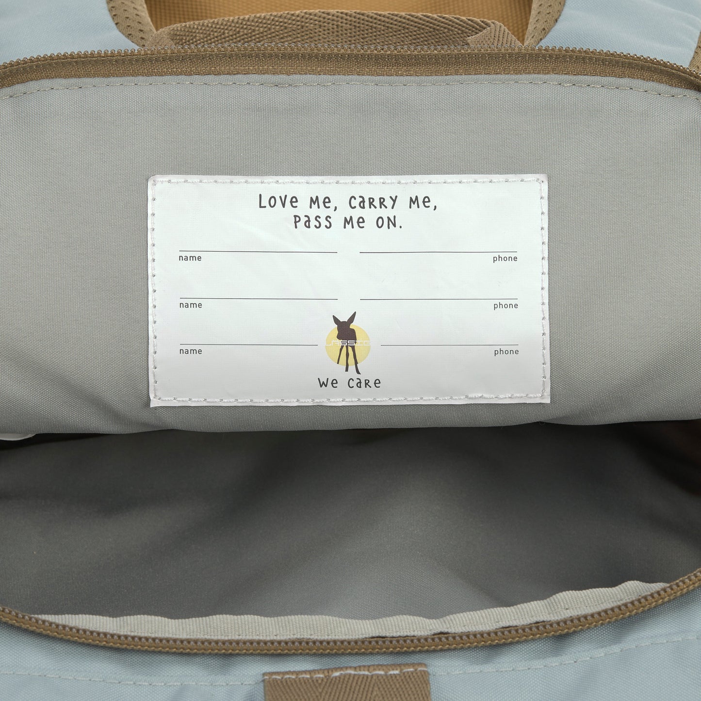 Kinderrucksack "Rolltop", Nature, oliv
