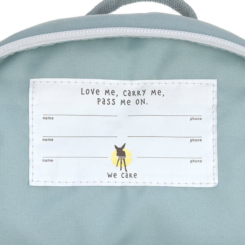 Kindergartenrucksack "Tiny", Pinguin, hellblau