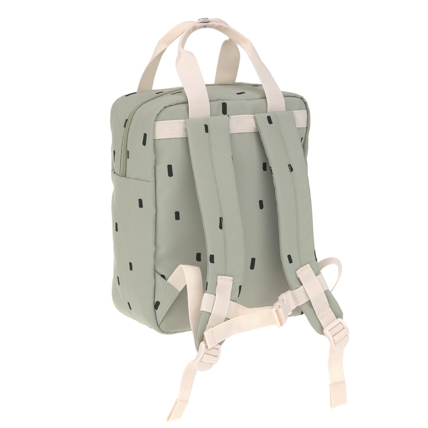 Kindergartenrucksack "Square", Happy Prints, oliv