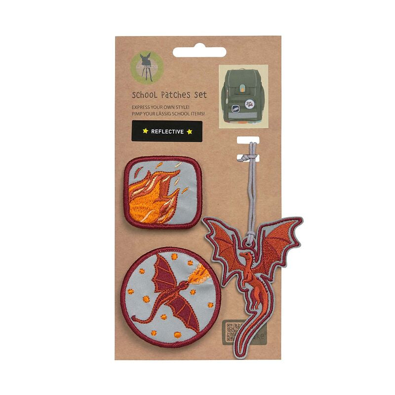 Anhänger & Patches 3er Set, Dragon