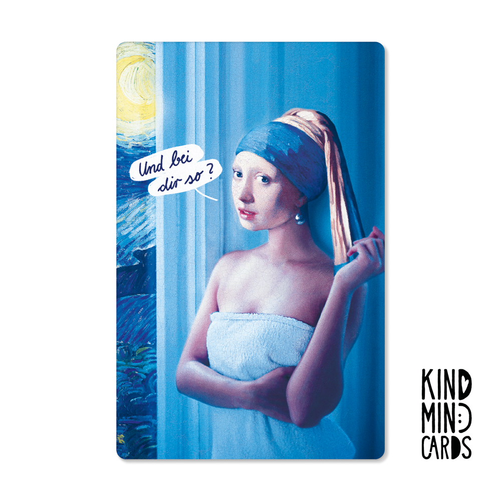 Postkarte "Und bei dir so?"
