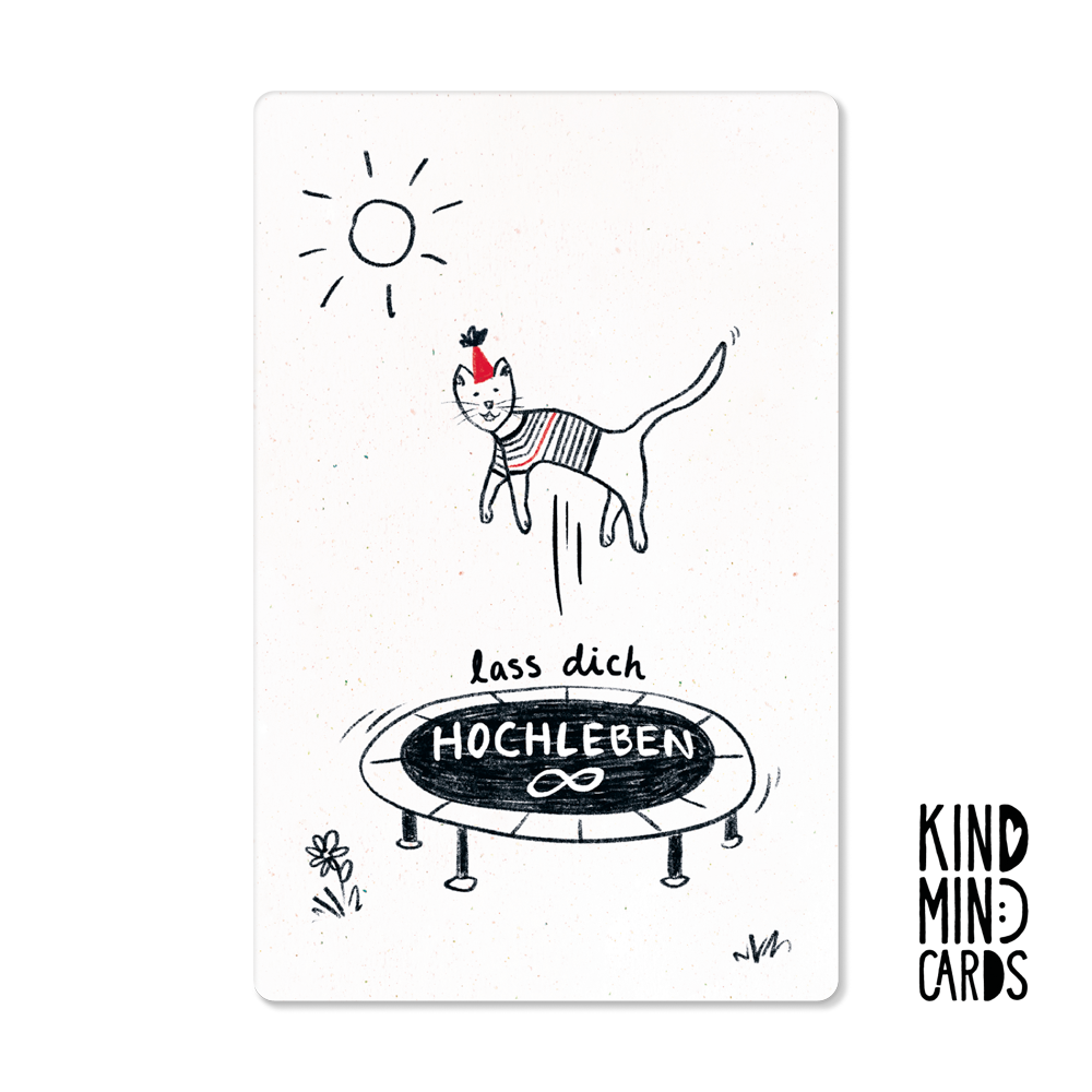 Postkarte "Lass dich hochleben"