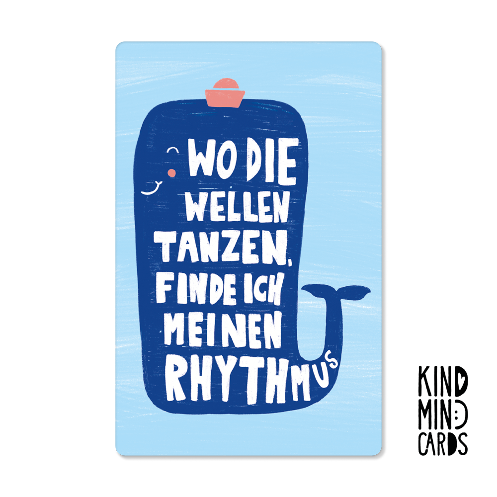 Postkarte "Wo die Wellen tanzen"