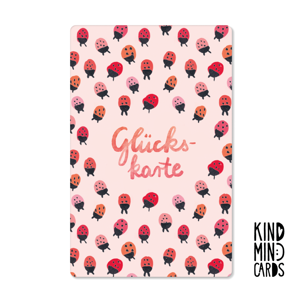 Postkarte "Glückskarte"