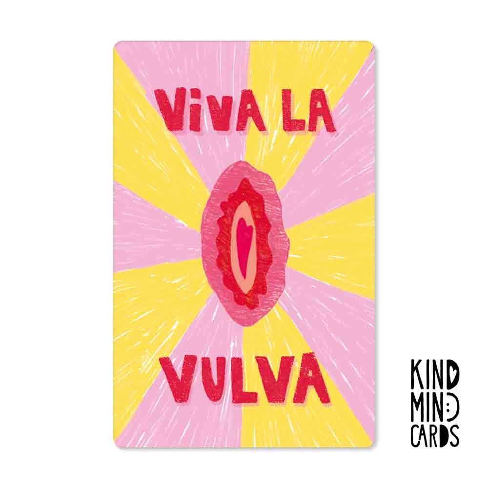 Postkarte "Viva la Vulva"