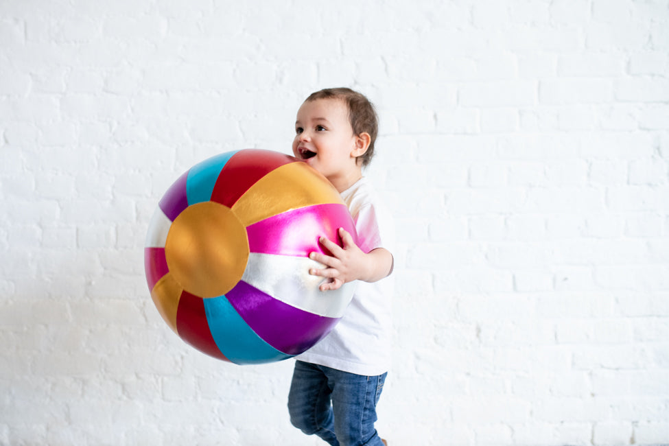 Stoffball Zirkus bunt, 40cm