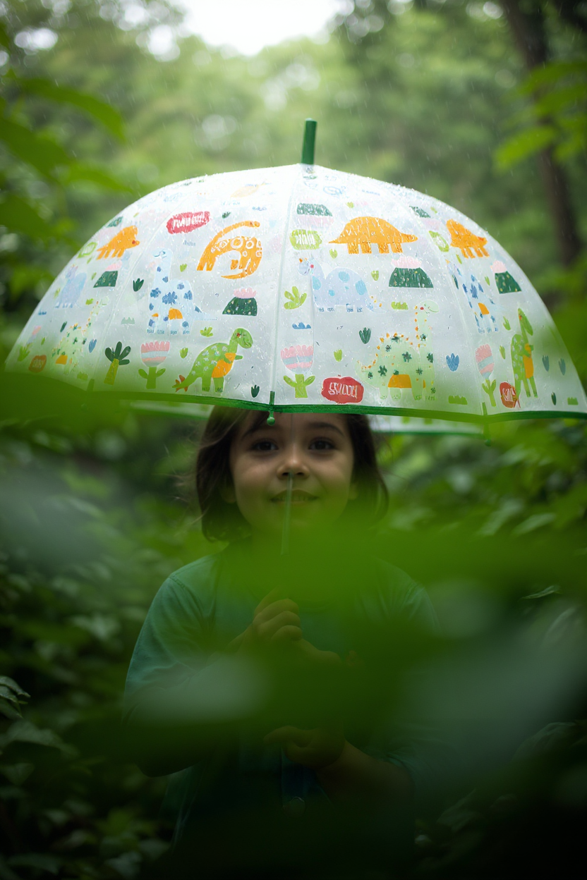 Regenschirm "Dinos" für Kinder
