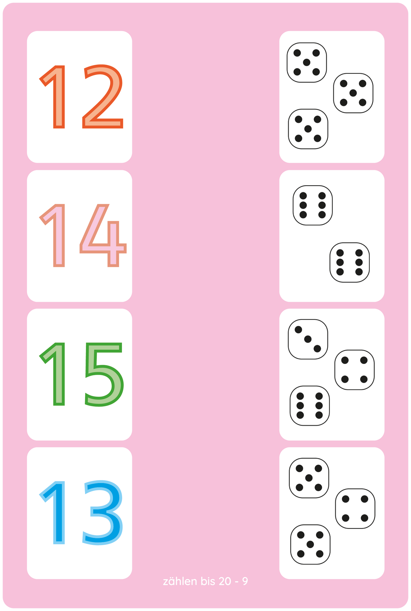 Lemo Kartensatz: Zählen bis 20 (5+)