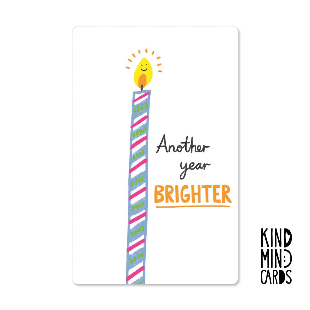 Postkarte "Another year brighter"