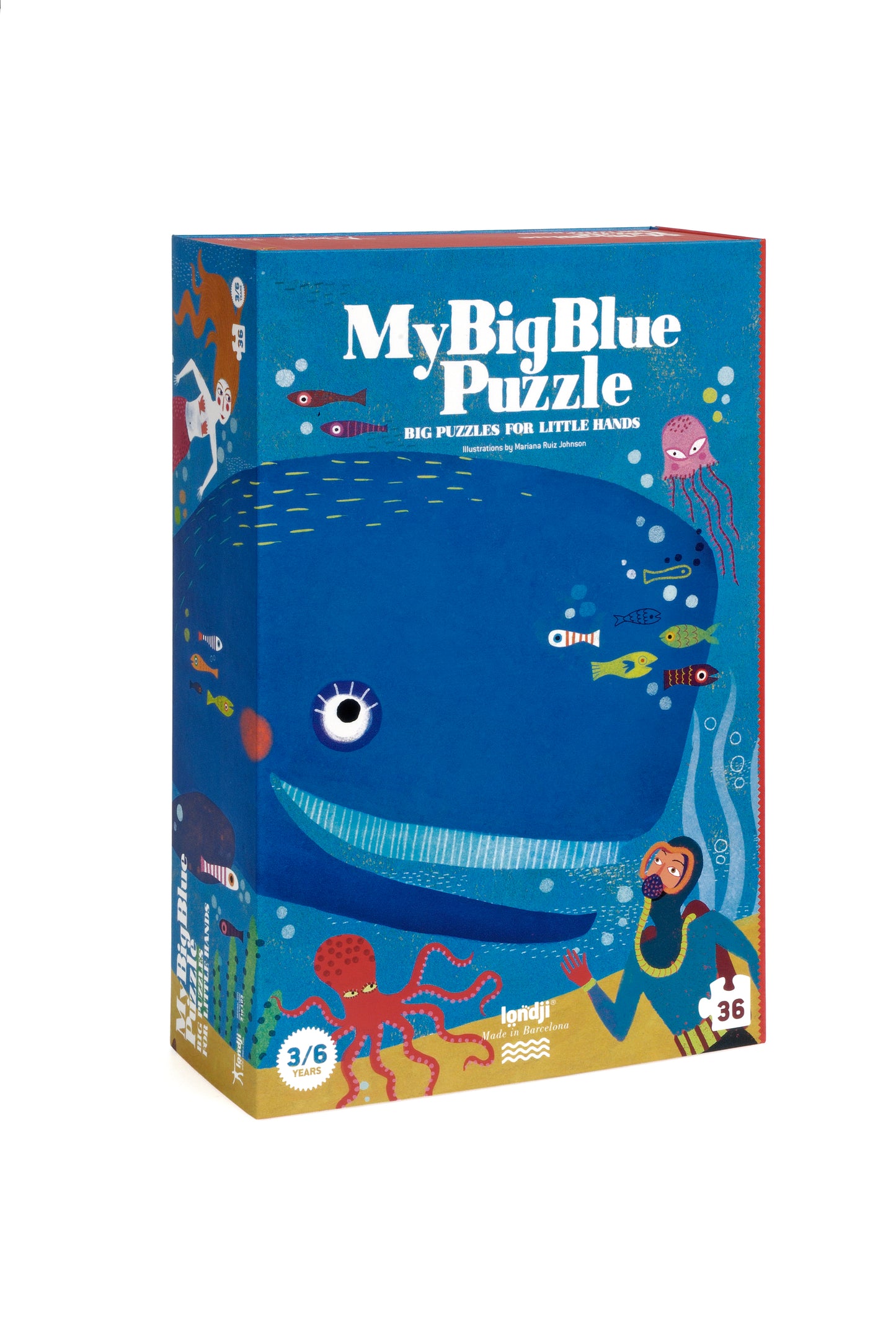 Puzzle "My Big Blue", 36 Teile, ab 3 Jahren