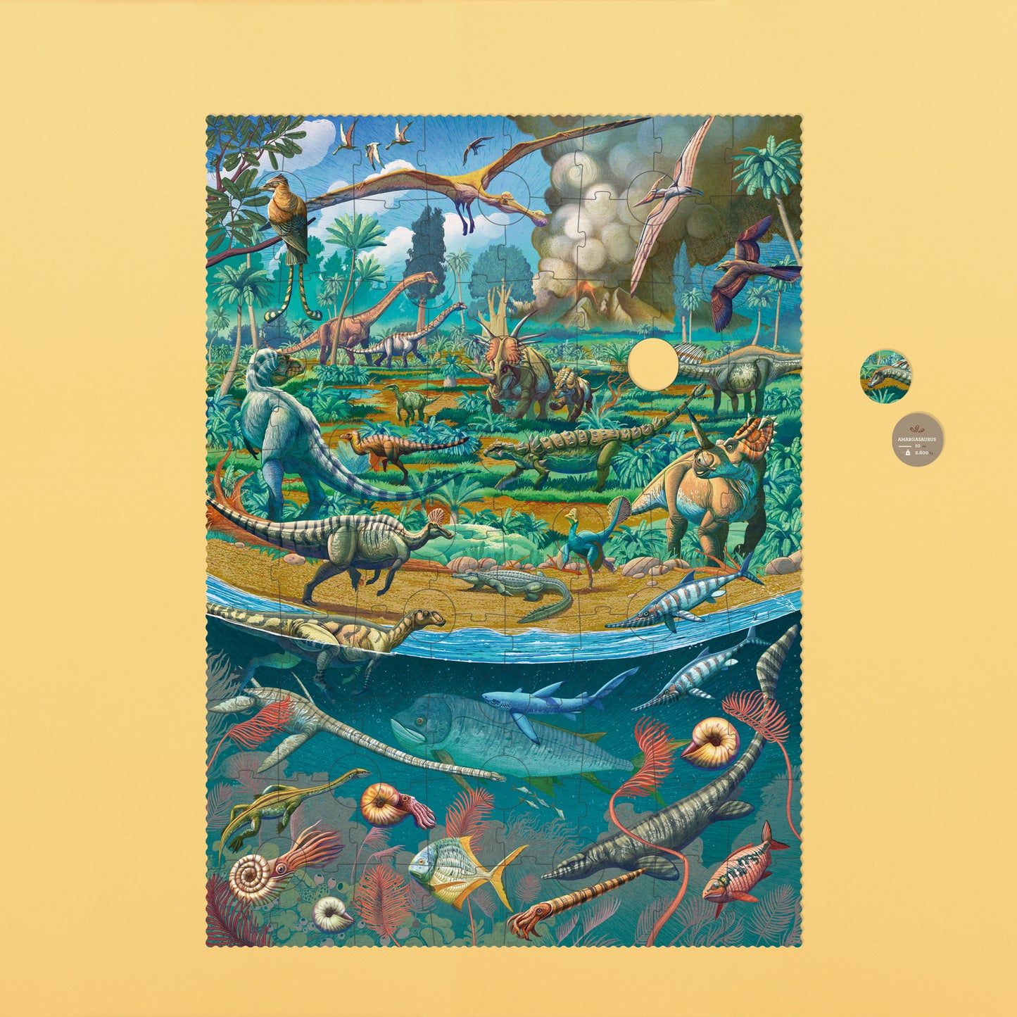 Puzzle "Age of Dinosaurs", 100 Teile, ab 5 Jahren