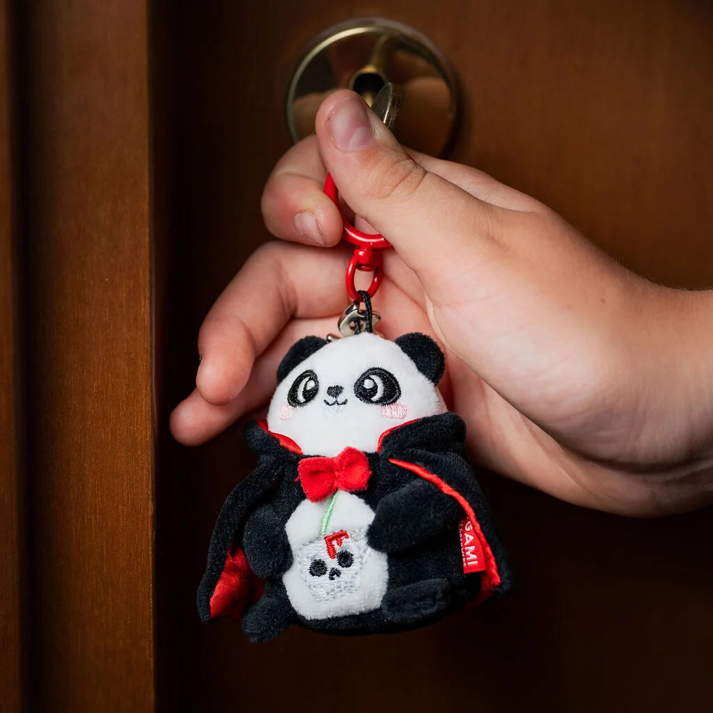 Halloween Plüsch-Schlüsselanhänger "Panda Bam-Boo", Super Soft!