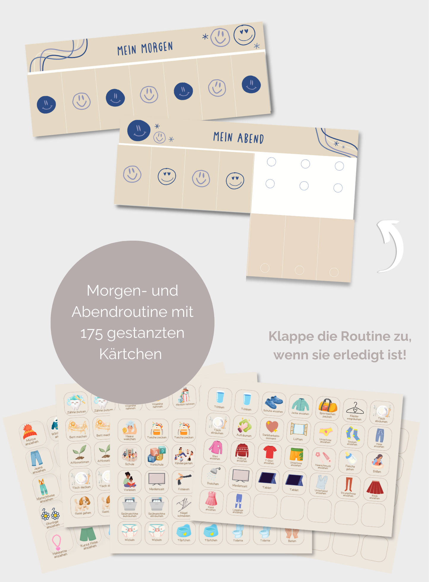 Morgen- und Abendroutine Set SMILEY
