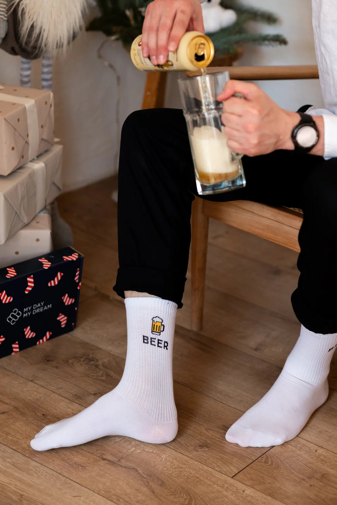 Socken "BEER"