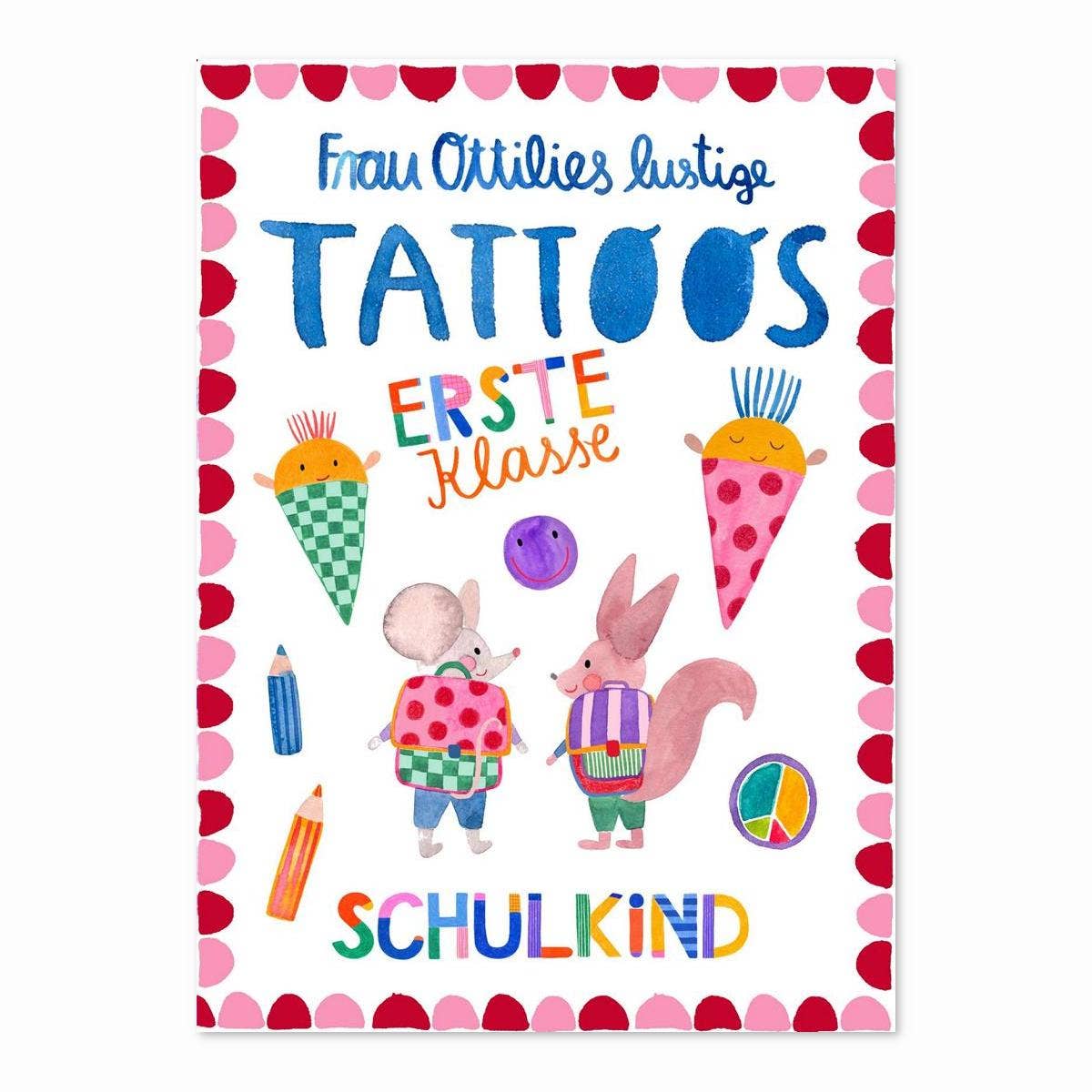 Kindertattoos "Schulkind"