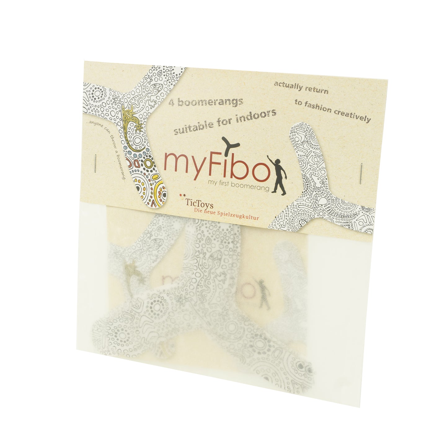 myFibo - my first boomerang fürs Wohnzimmer (4 Stück)