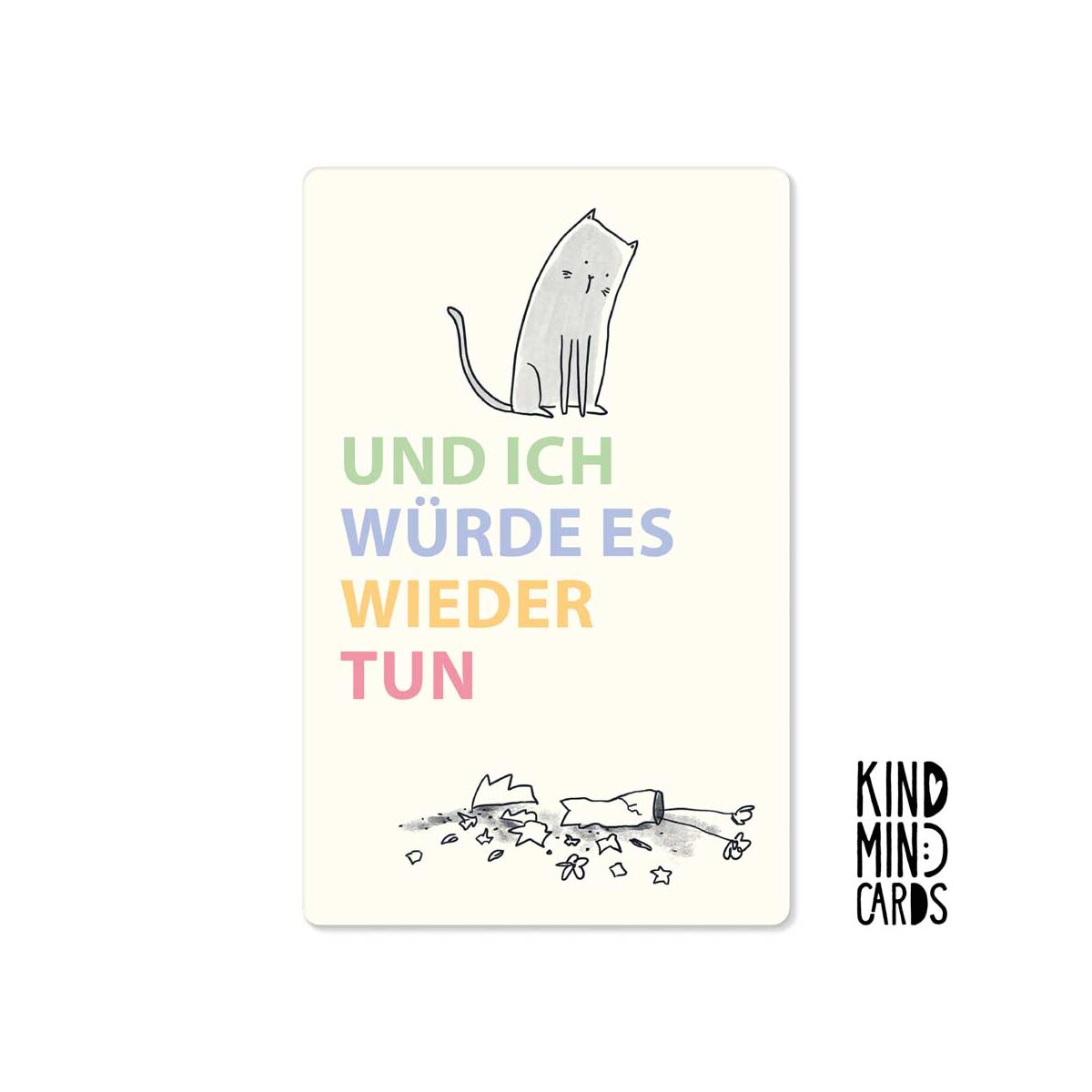 Postkarte "Und ich würde es wieder tun"