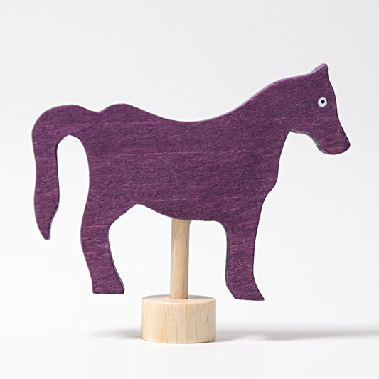 GRIMM'S Steckfigur "violettes Pferd"