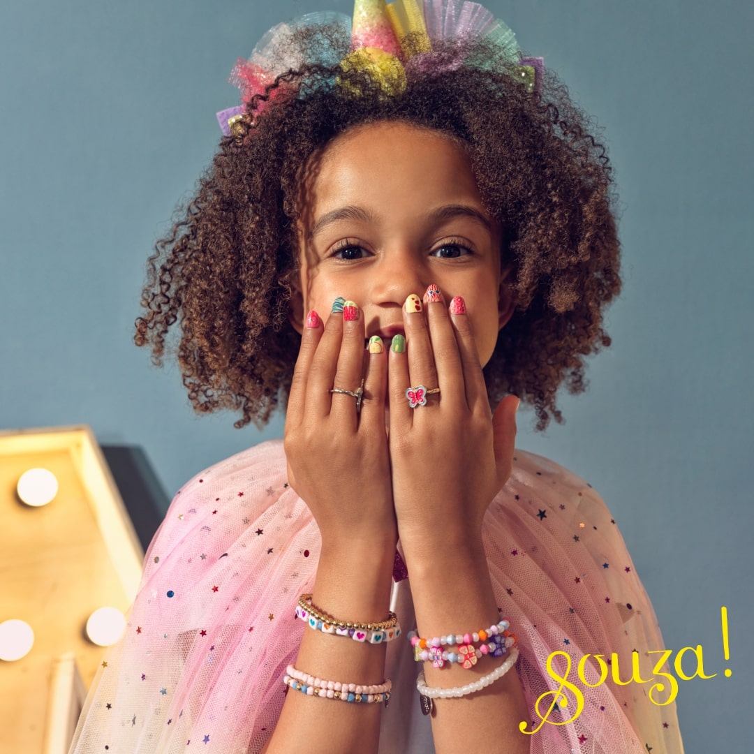 Einhorn (Umhang + Tiara + Zauberstab), verschiedene Größen