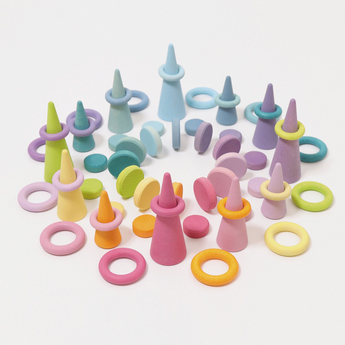 Bauringe Pastell