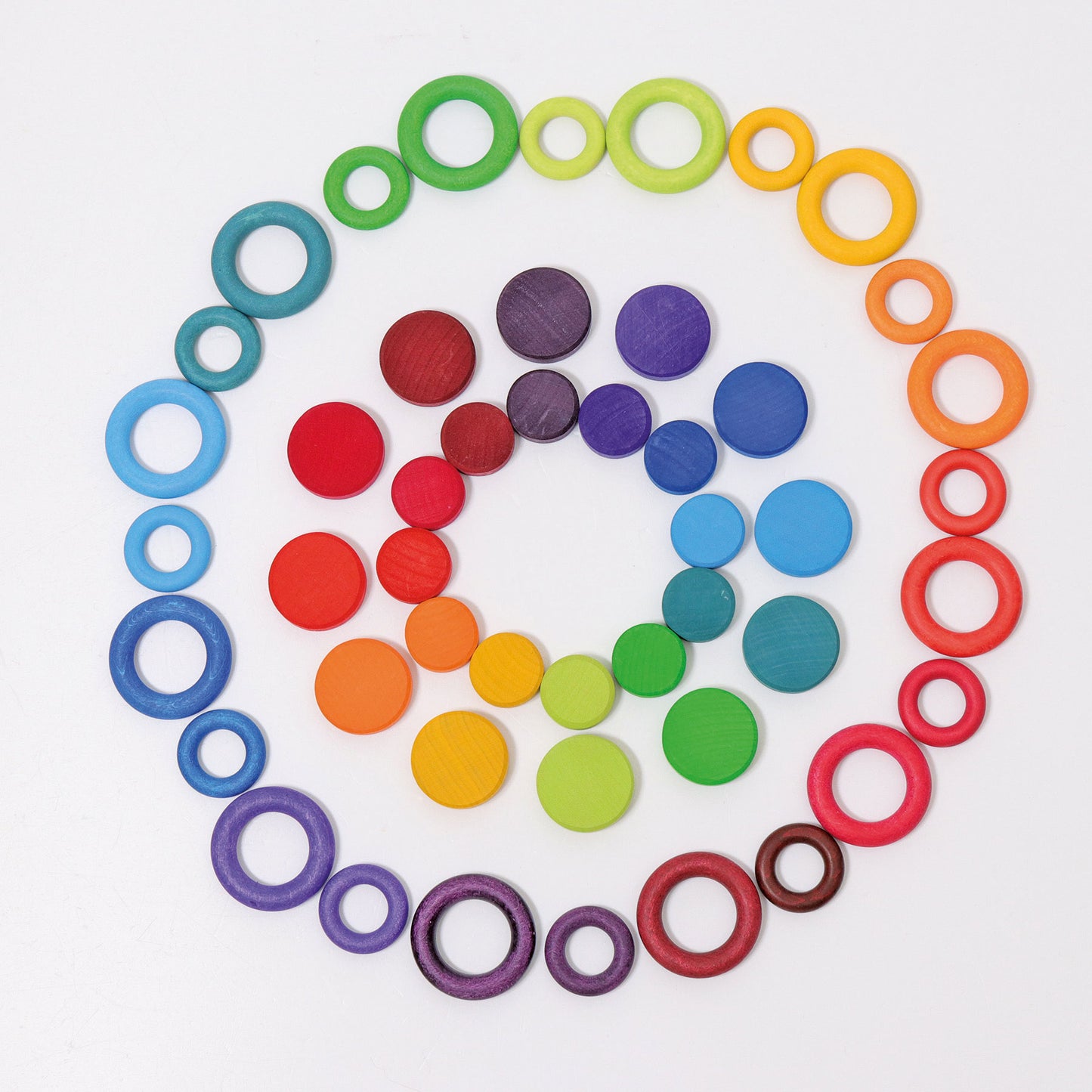 Bauringe Regenbogen