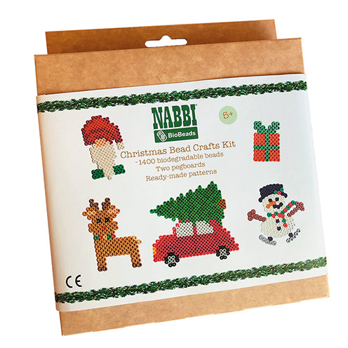 NABBI Bio-Bügelperlen, Set "Weihnachten"