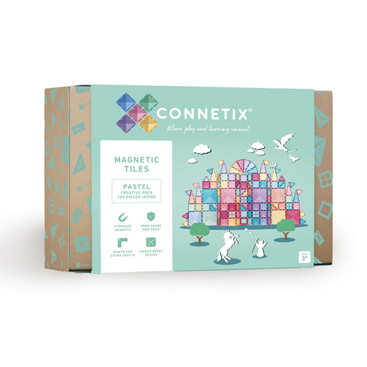 CONNETIX Magnetbausteine Pastell Creative Pack - 120 Teile