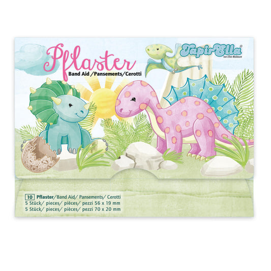 Kinderpflaster Dinos, 10 Stück im Briefchen