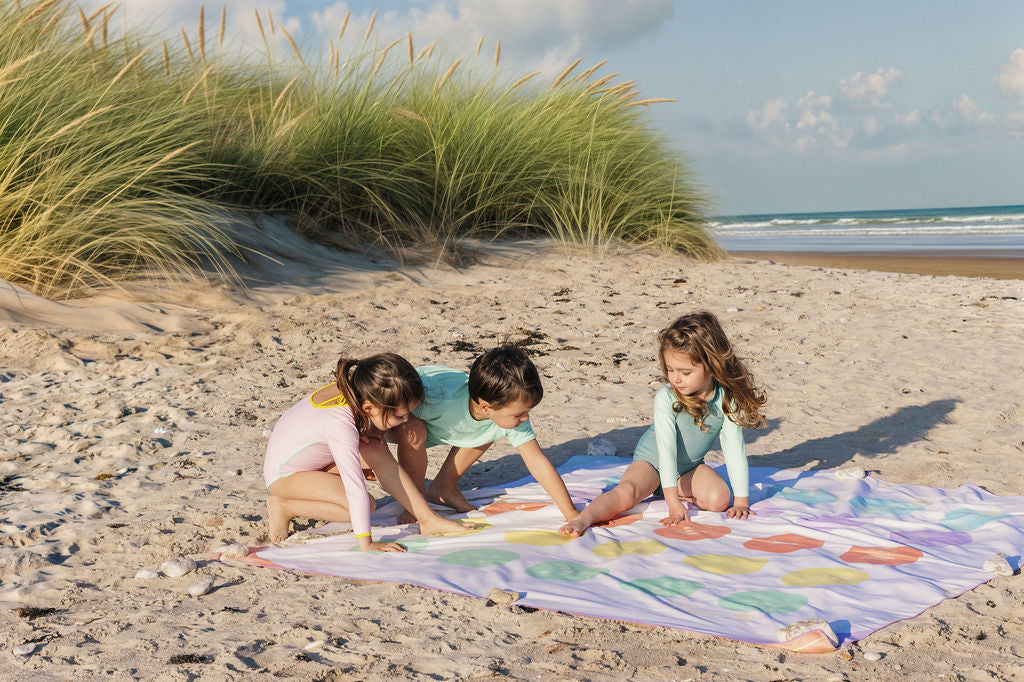 Spielhandtuch/Strandtuch "Balancing Game/ Twister" (180x180cm)