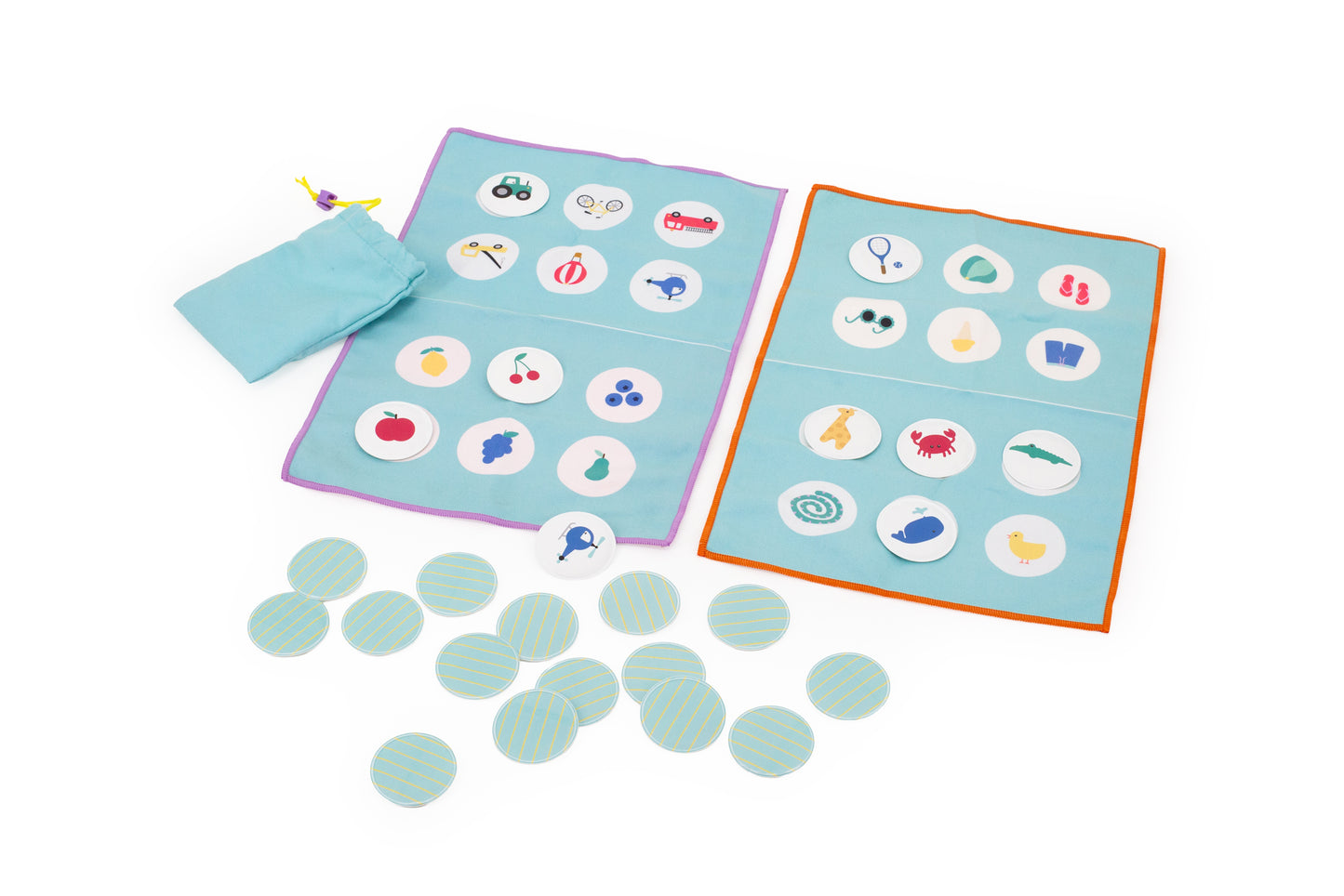2-in-1-Reisespiel "Bingo/ Lotocolor"