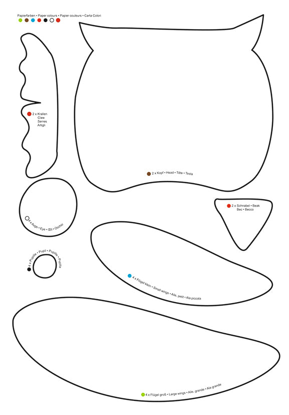 Laternen-Bastelset "Eule"