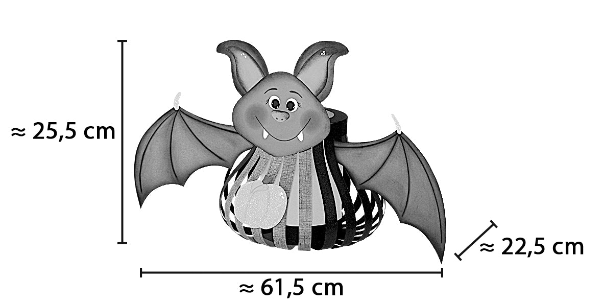 Laternen-Bastelset "Fledermaus"