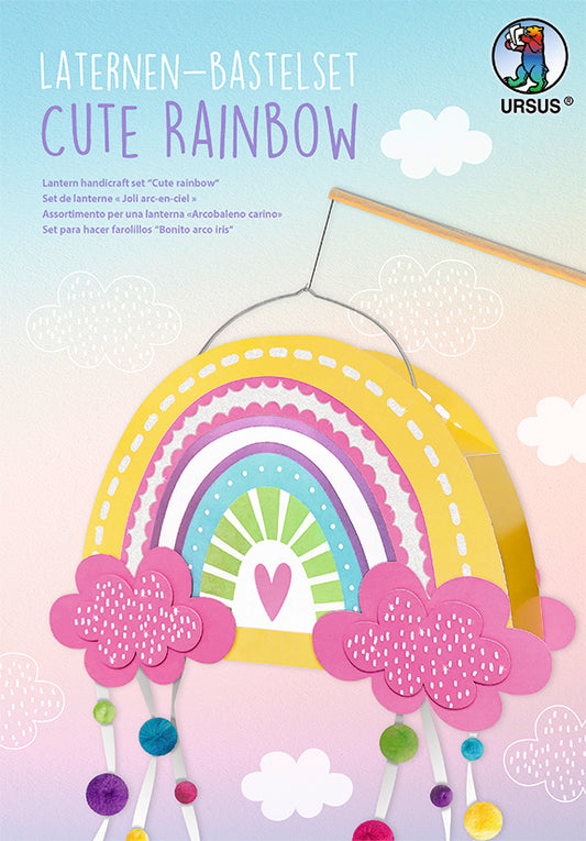 Laternen-Bastelset "Cute Rainbow"