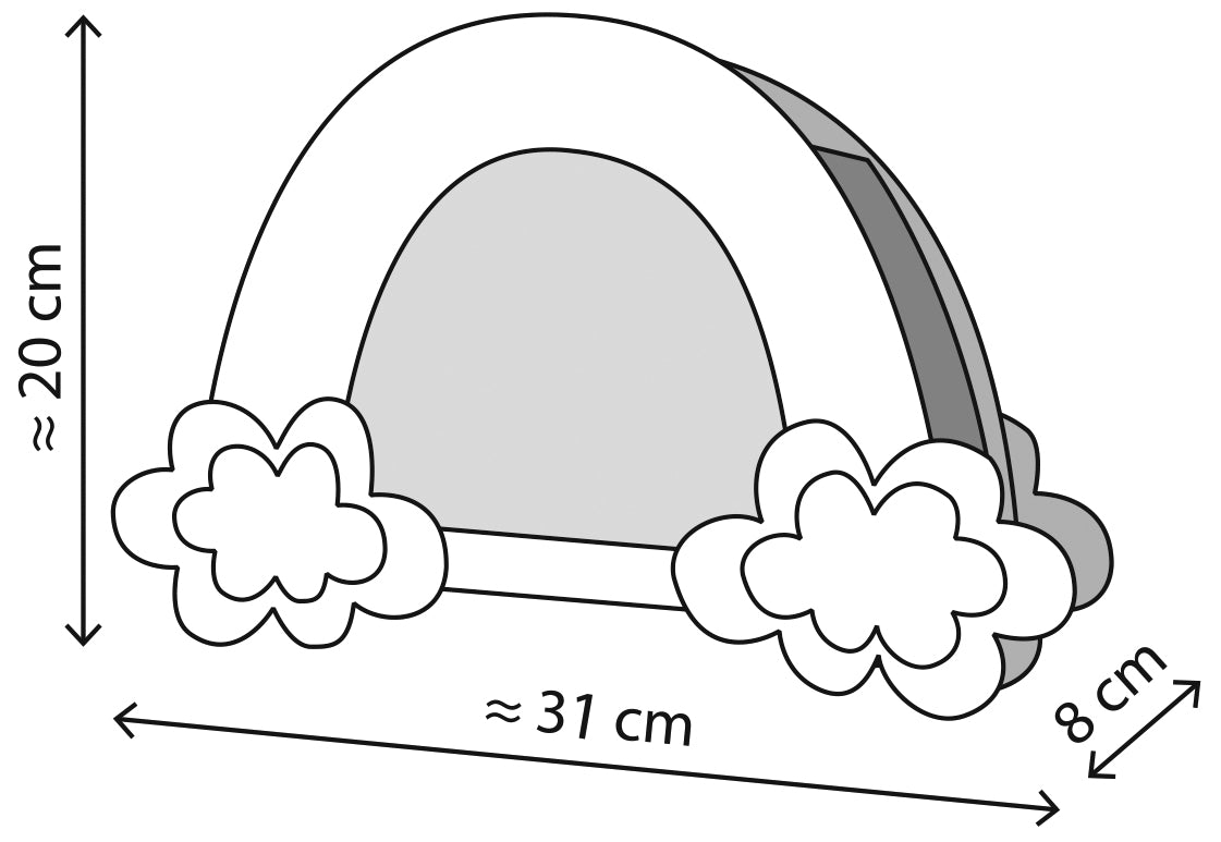 Laternen-Bastelset "Cute Rainbow"