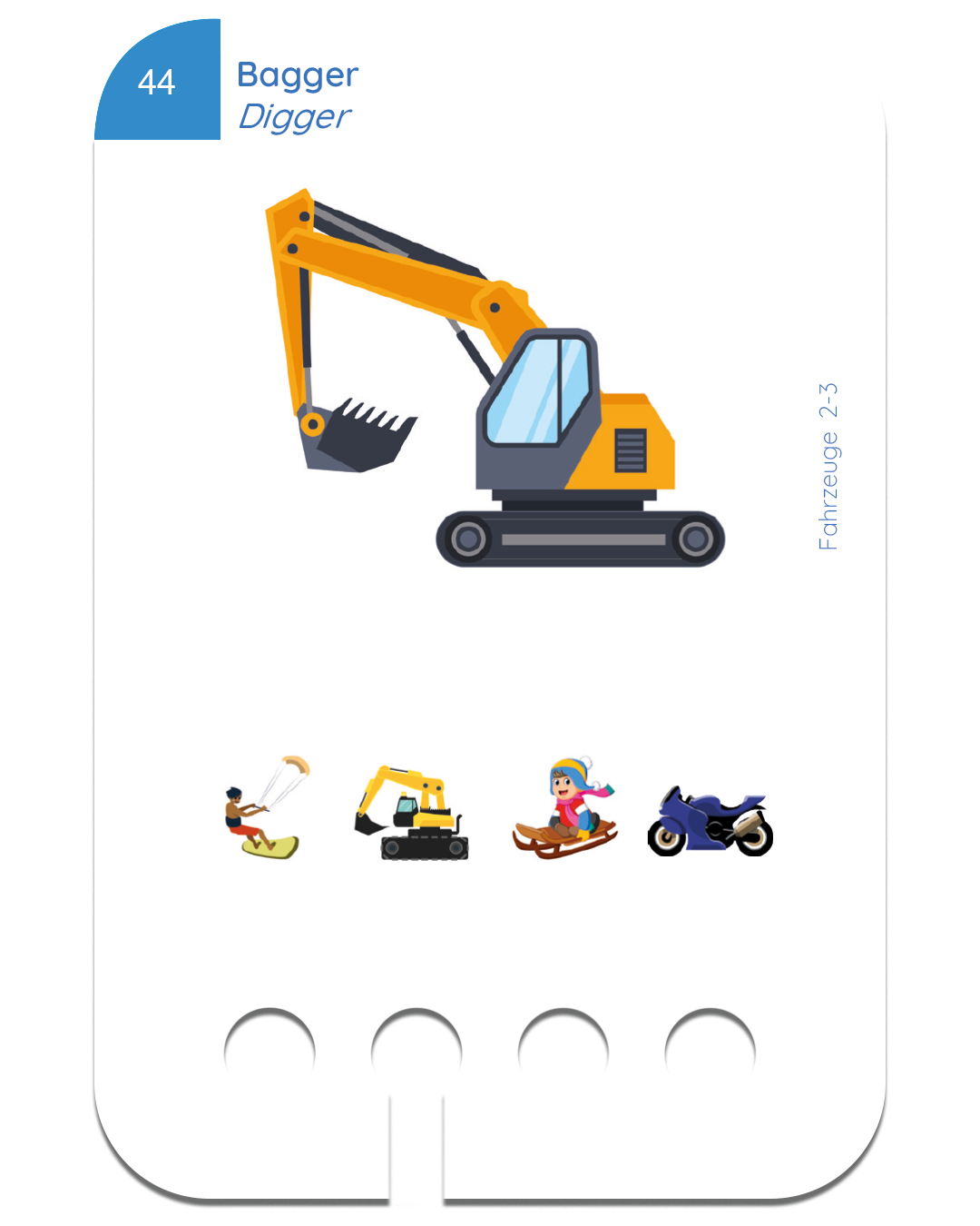 Kartensatz: Meine Fahrzeuge (2-3 Jahre)