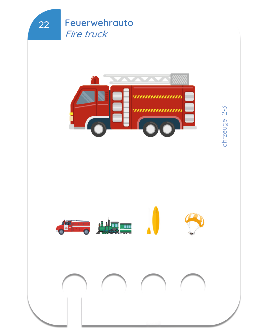 Kartensatz: Meine Fahrzeuge (2-3 Jahre)