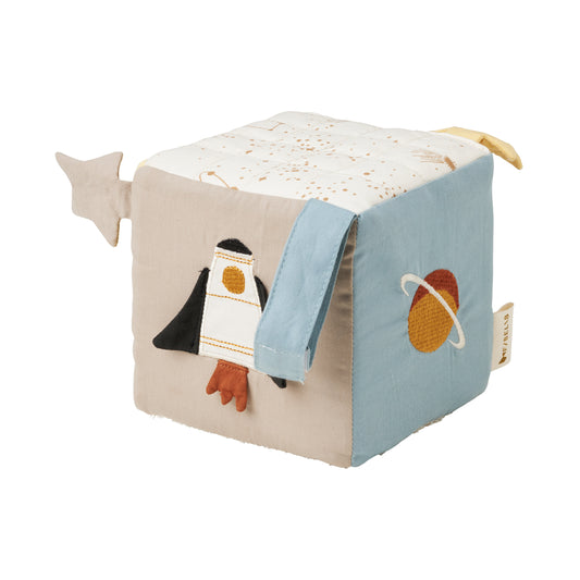 Spielwürfel aus Stoff - "Weltall"