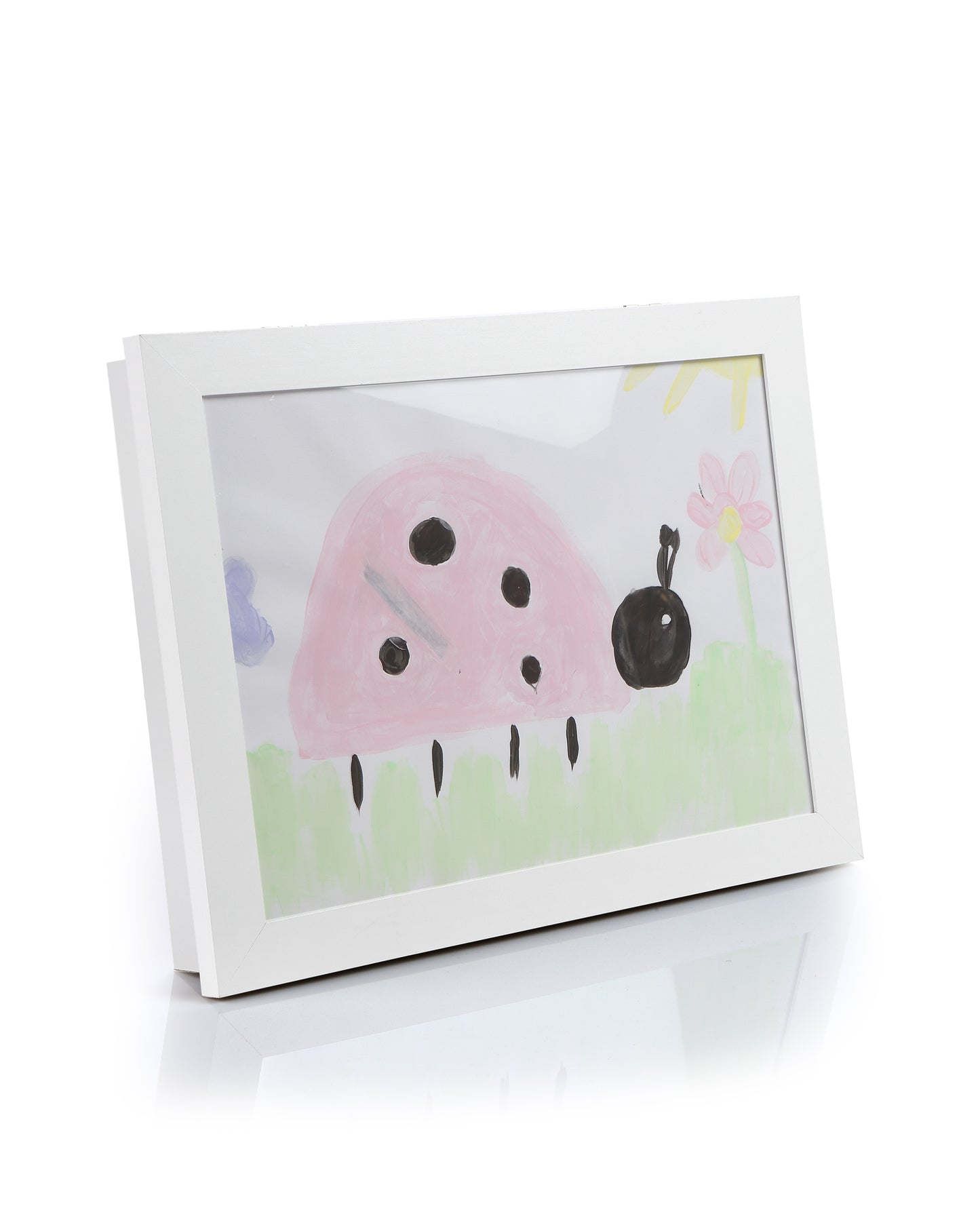 Kinderkunst Bilderrahmen, weiß