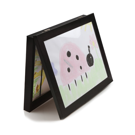 Kinderkunst Bilderrahmen, schwarz