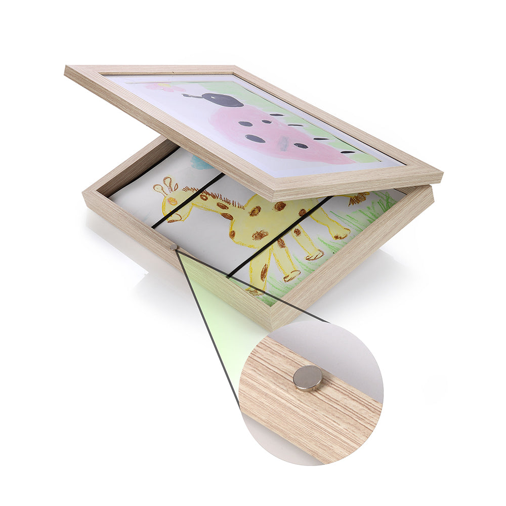 Kinderkunst Bilderrahmen, schwarz