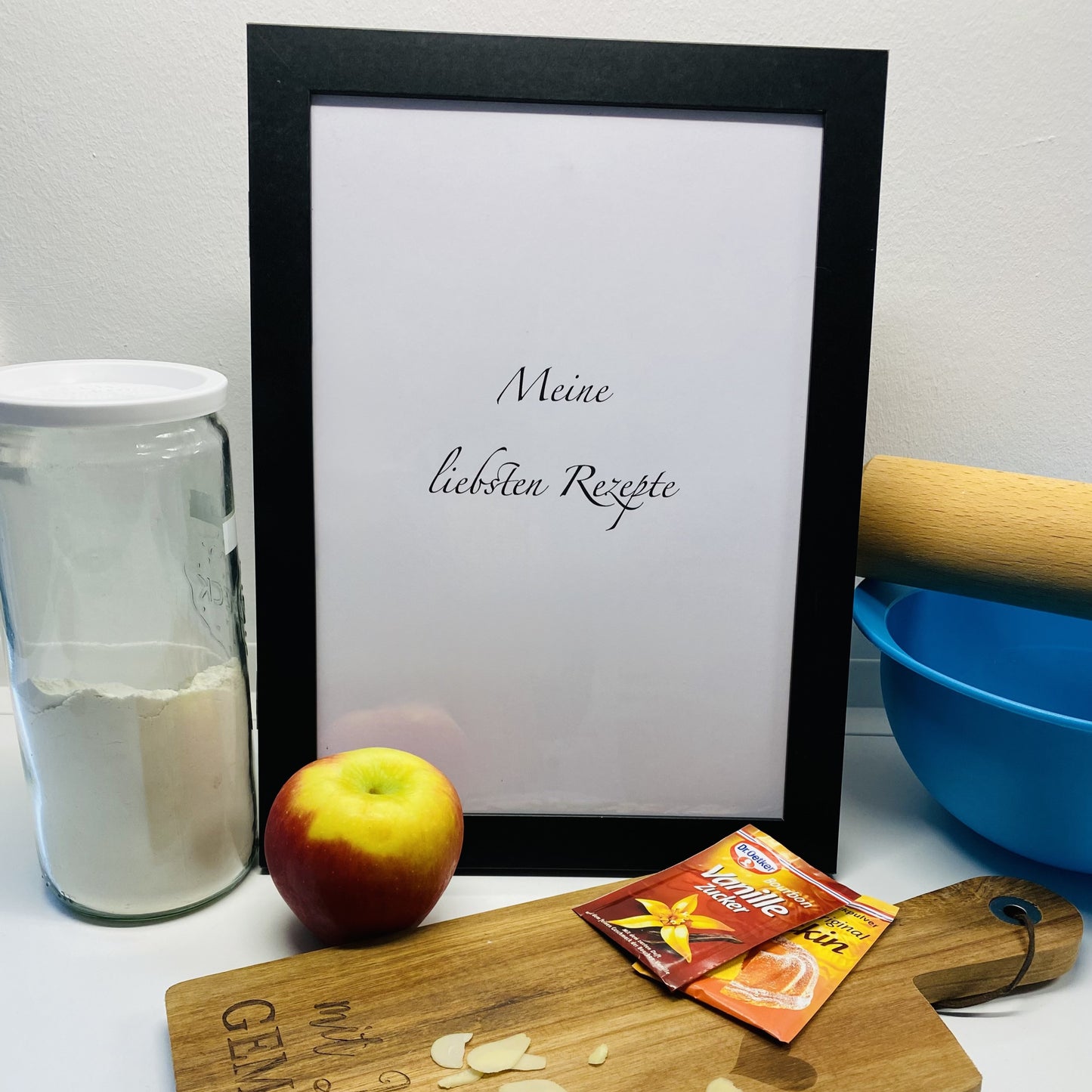 Kinderkunst Bilderrahmen, schwarz