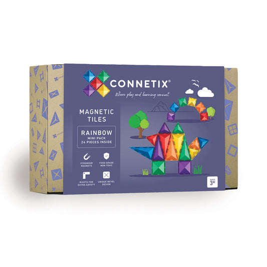 CONNETIX Magnetbausteine Rainbow Mini Pack - 24 Teile