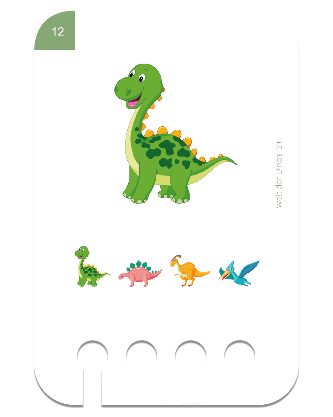 Kartensatz: Erste Übungen - Welt der Dinos (2+)