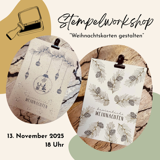 Stempelworkshop "Karten gestalten" (Weihnachtsedition, 13.11.)