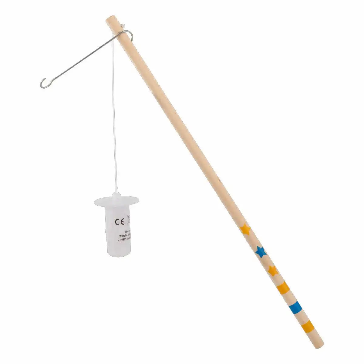 Laternenstab aus Holz mit LED (30cm)