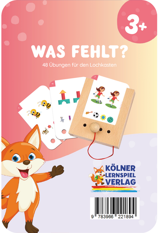 Kartensatz: Was fehlt (3+)