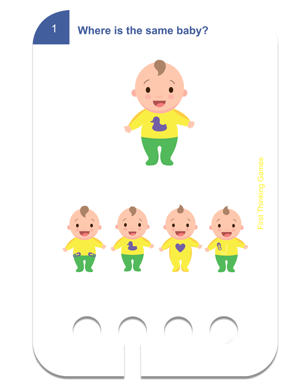Kartensatz: Erste Denkspiele (3+)