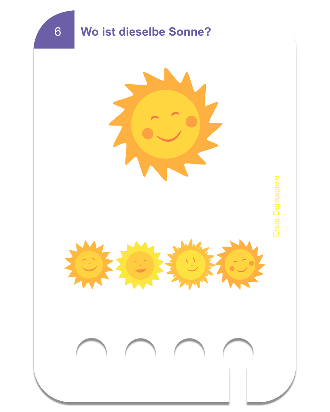 Kartensatz: Erste Denkspiele (3+)