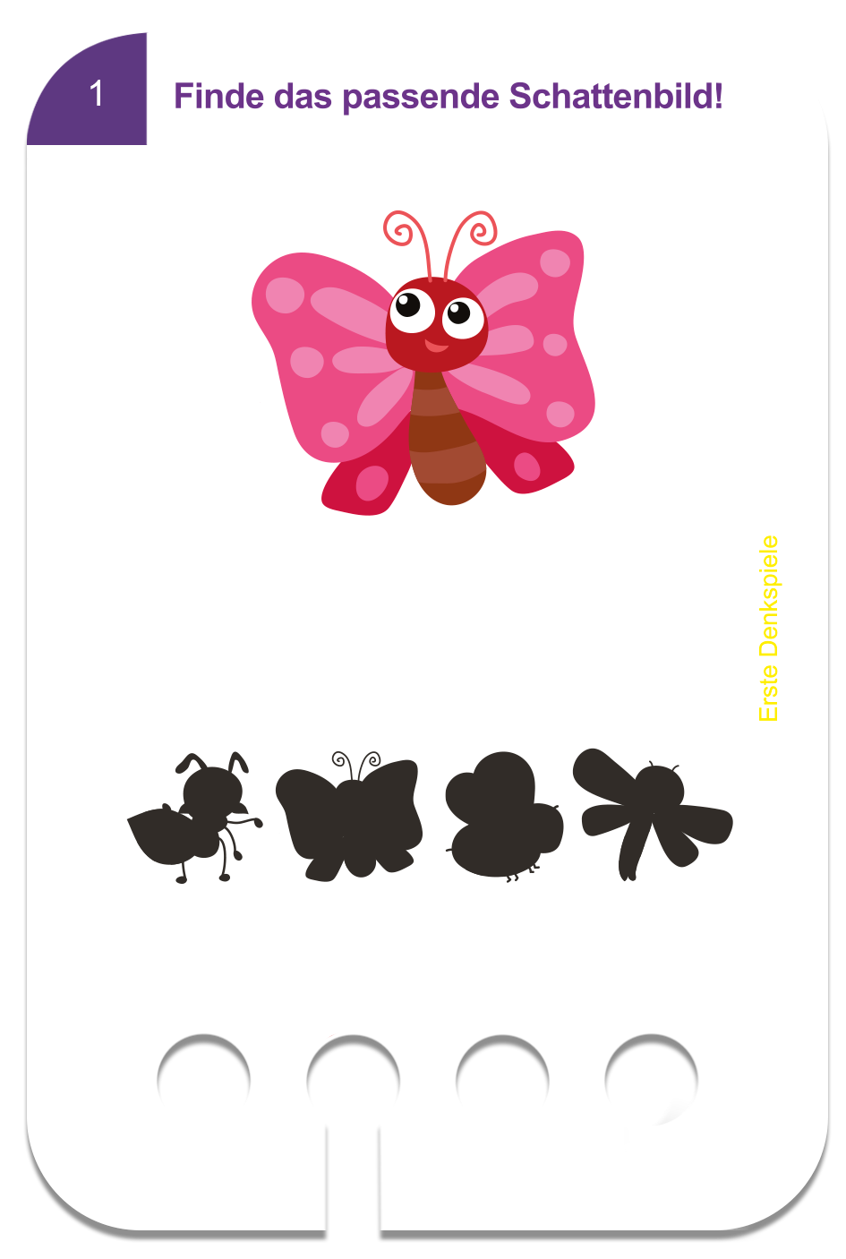 Kartensatz: Erste Denkspiele (3+)