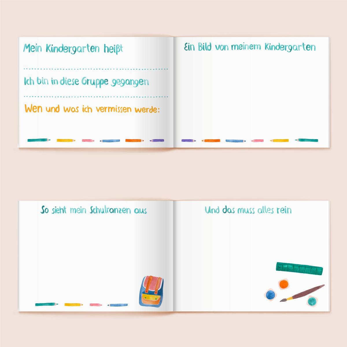 Buch "Mein erstes Schuljahr" zur Einschulung (Hardcover)